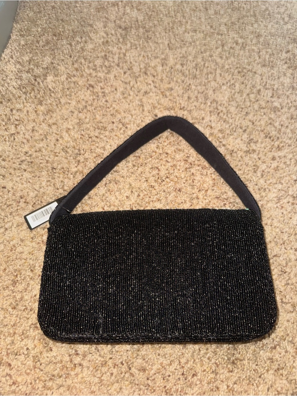 Lulus handmade Beaded leaf motif shoulder bag - Picture 5 of 5